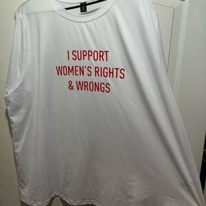 SHEIN Curve White T-Shirt